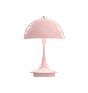 Louis Poulsen Panthella 160 portable tafellamp, Pale rose