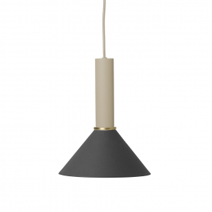 Ferm Living Collect Cone Zwart High Hanglamp - Cashmere