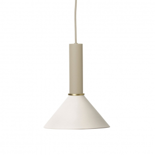 Ferm Living Collect Cone Lichtgrijs High Hanglamp - Cashmere
