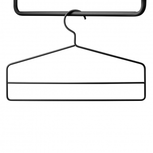 String Coat Hanger - Zwart