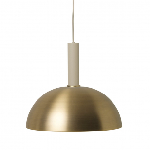 Ferm Living Collect Dome High Hanglamp Messing - Cashmere