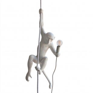 Seletti Monkey Ceiling Hanglamp Wit
