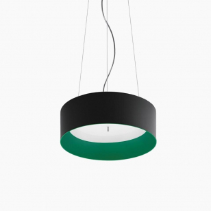 Artemide Architectural - Hanglamp Tagora Zwart / Groen Aluminium